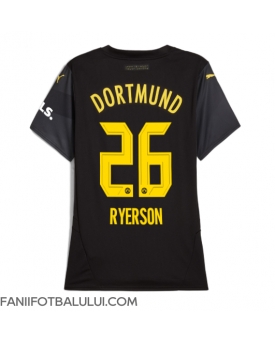 Borussia Dortmund Julian Ryerson #26 Tricou Fotbal Replică 2024-25 Femei Deplasare